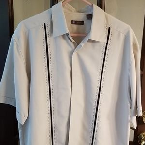 Centro Mens Short Sleeve Shirt